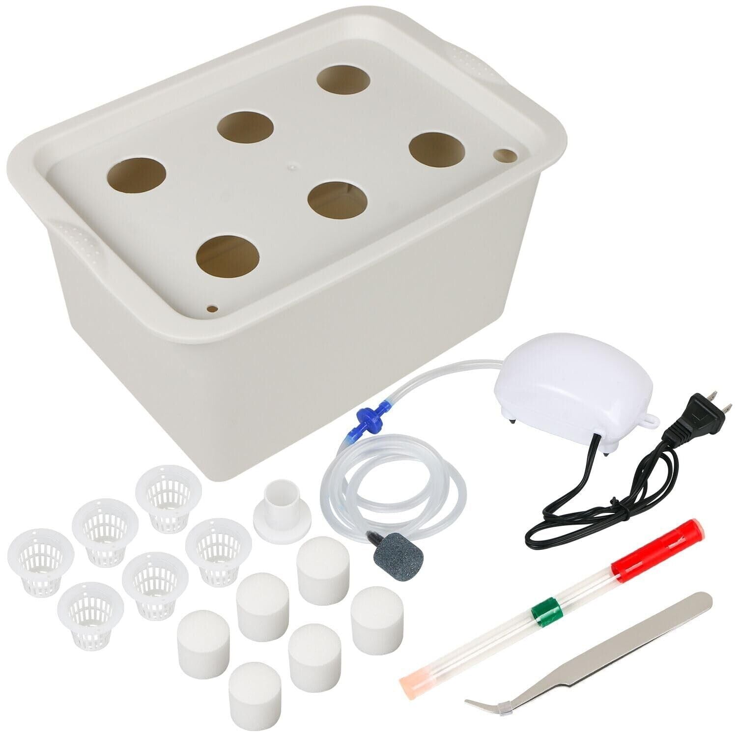 Hydroponics Grower Kit DIY Self Watering Indoor Hydroponics Tools DWC Hydropo...