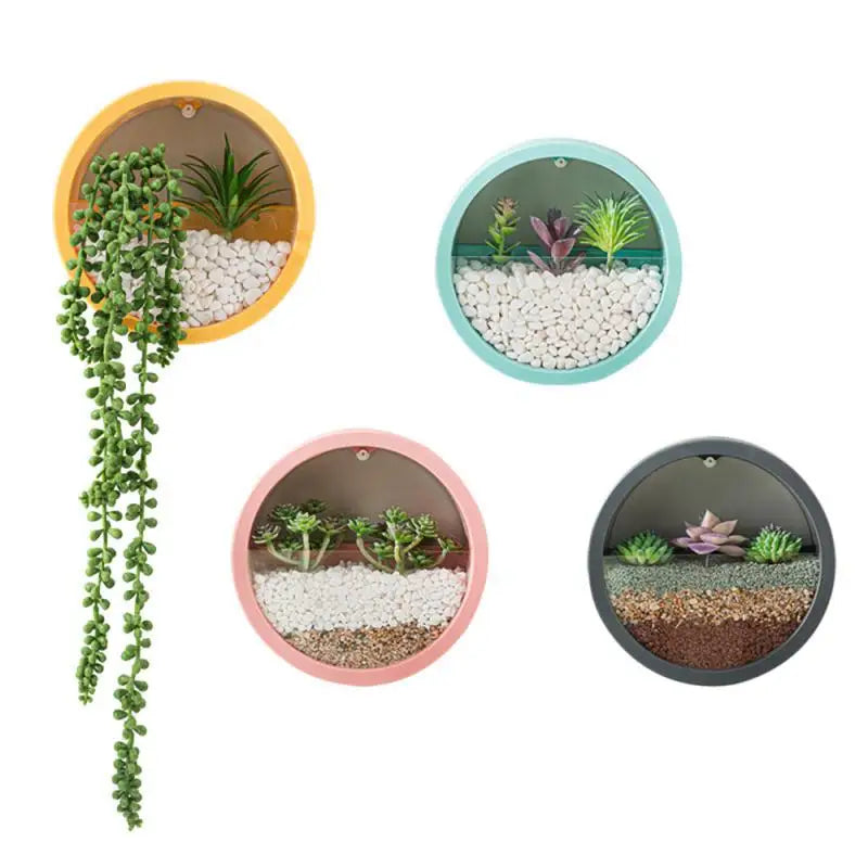 Garden Wall Hanging Planters Supplies Nordic Hydroponic Succulent Plant Vase Tool Household Room Cachepot Decoration Accessories